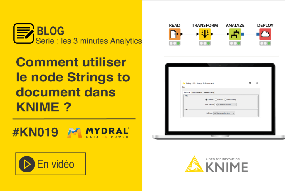 Strings to document KNIME